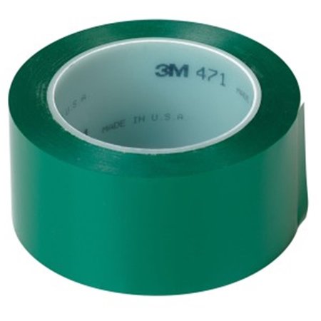 3M 6423 2 X 36 Yard Green Plastic Tape 3M6423